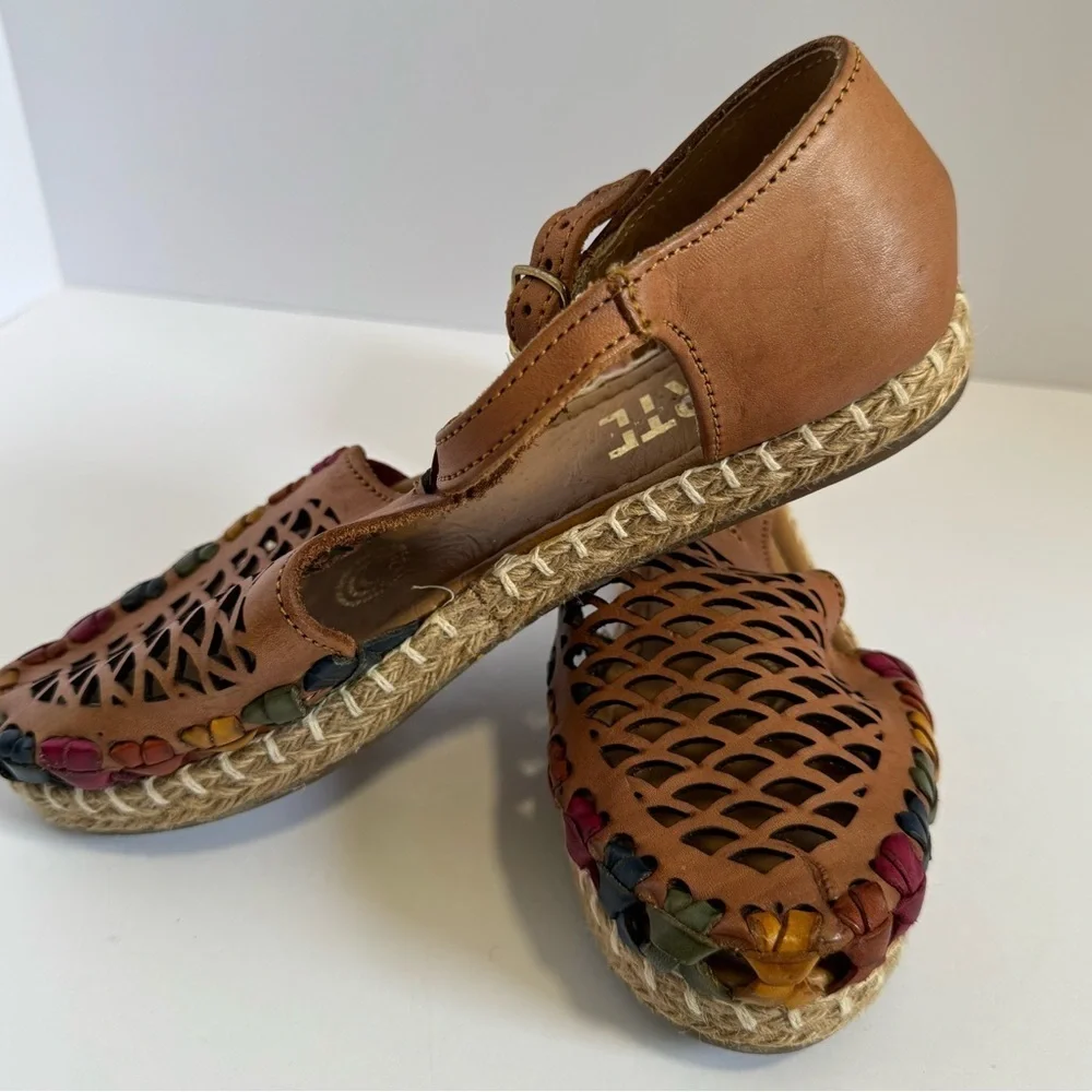 D'arte huarache sandal made of genuine leather 7/7.5